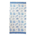 Telo mare con coralli azzurri, 170x90 cm (kit da 3)