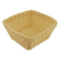 Cesto portapane quadrato in pvc naturale (kit da 10)