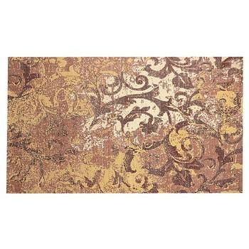 Tappeto decorazioni marr/arancio, 90x150 cm