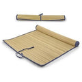 Stuoia da mare naturale con bordo blu (kit da 10)