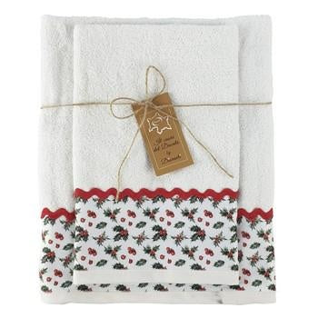 Coppia di salviette collezione Holly (kit da 3)