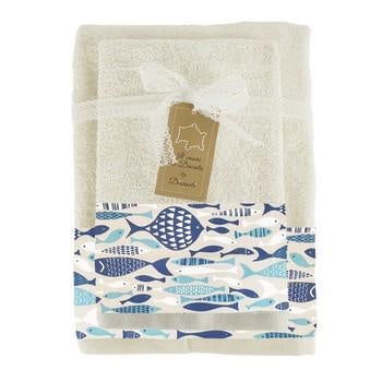 Coppia di salviette collezione Beach (kit da 3)