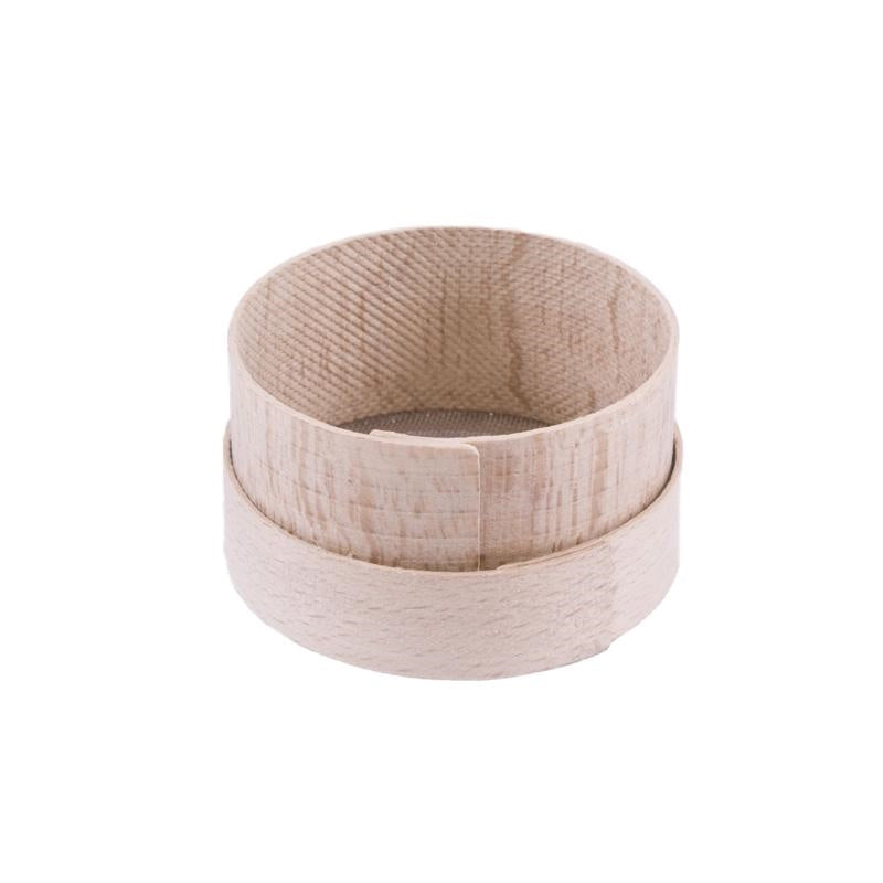 Setaccio da cucina in metallo e legno di faggio, Ø8H9 cm (kit da 10)