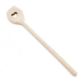 Cucchiaio a punta in legno con foro a cuore, H30 cm (kit da 10)
