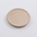 Piatto piccolo in legno di faggio, Ø10 cm (kit da 10)