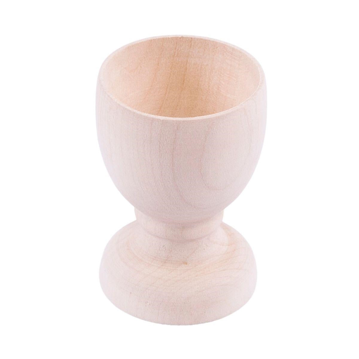 Portauovo in legno di faggio, Ø4,5H7 cm (kit da 10)