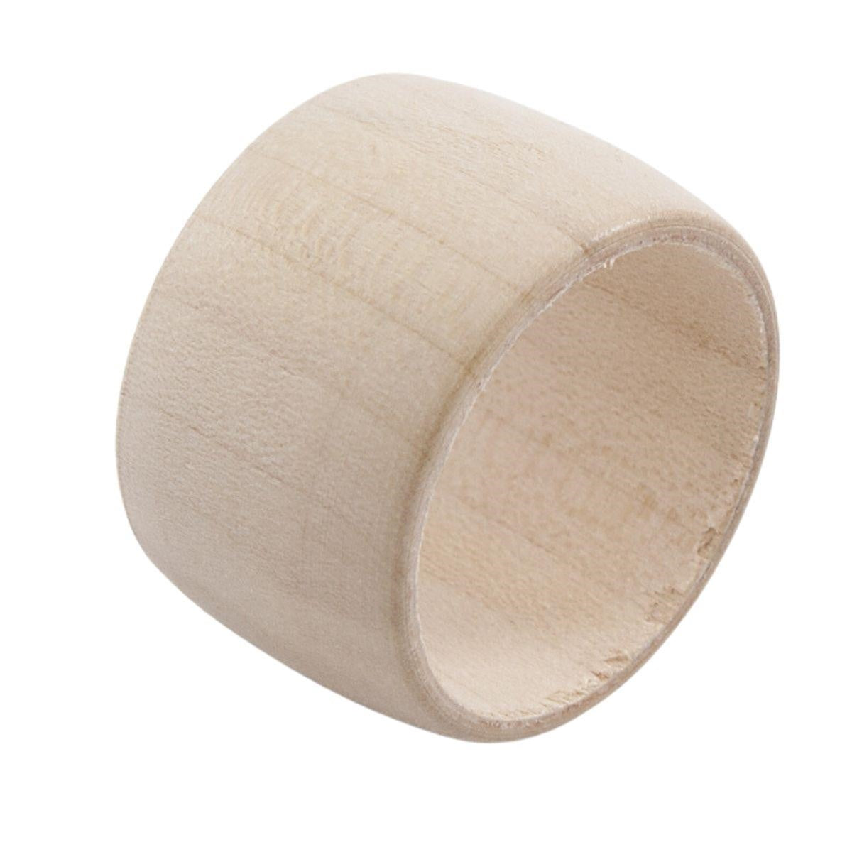 Portatovagliolo in legno di faggio, Ø4H3 cm (kit da 10)