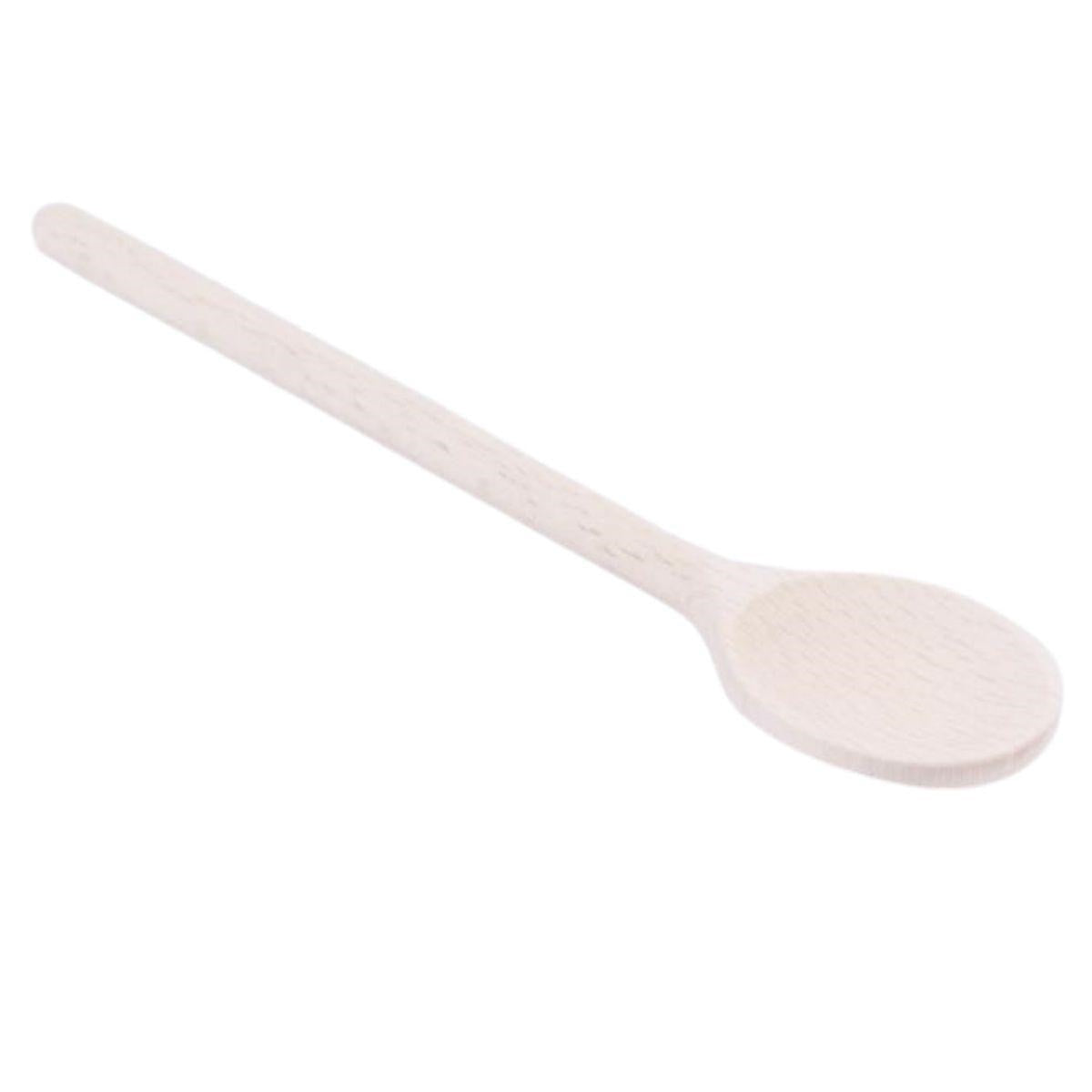 Cucchiaio in legno di faggio, H24 cm (kit da 10)