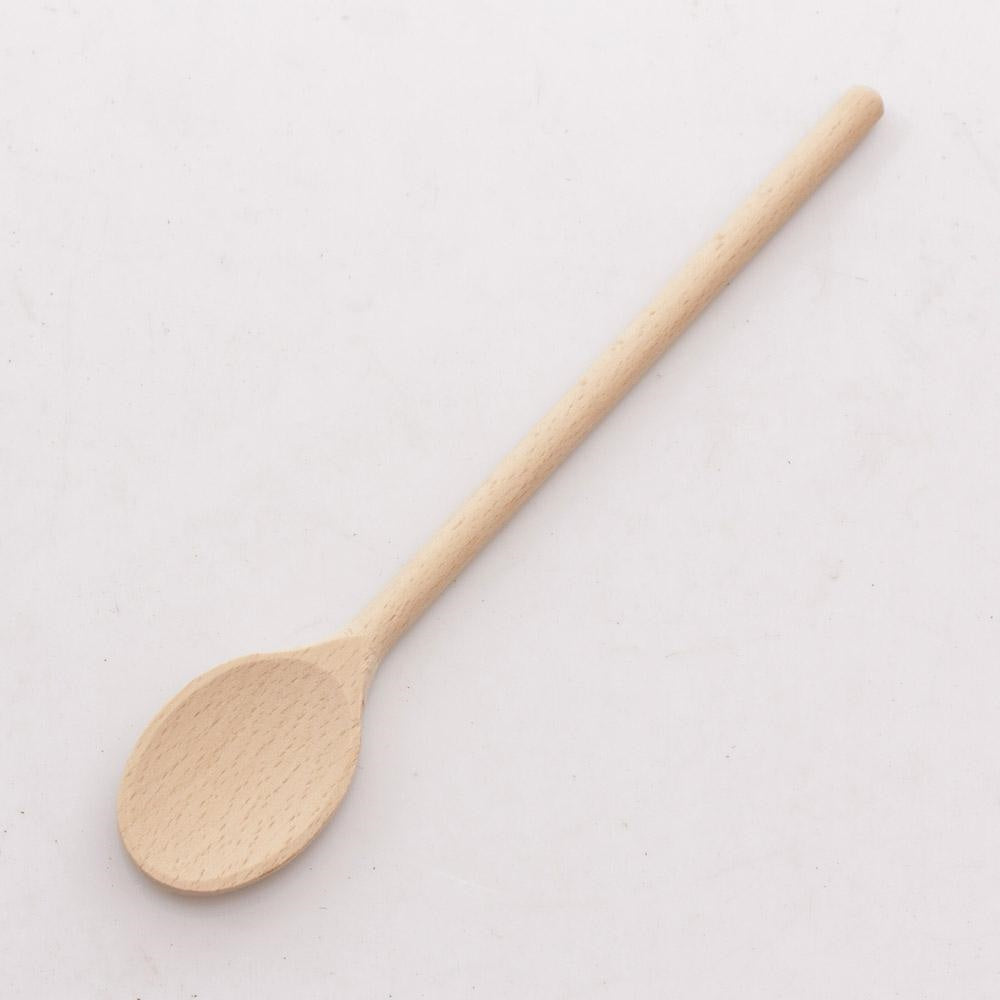 Cucchiaio ovale in legno di faggio, 20 cm (kit da 10)