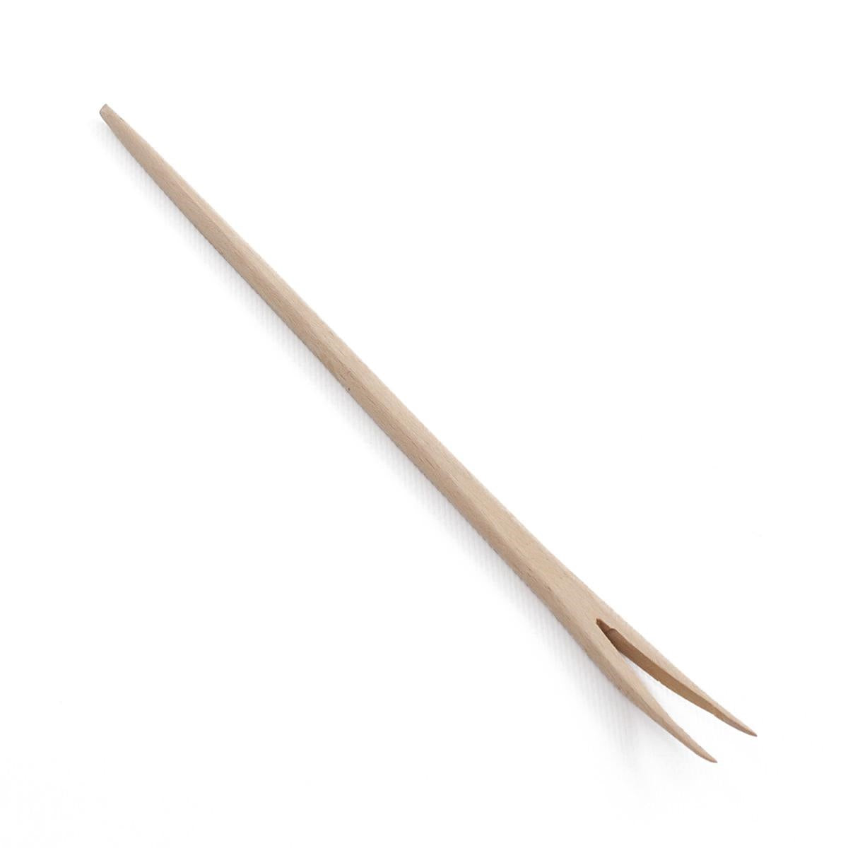 Forchetta per fonduta in legno di faggio, H26 cm (kit da 10)