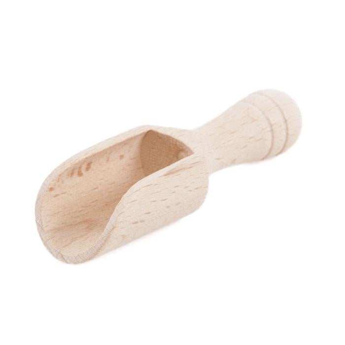 Sessola dosatore in legno di faggio, H7,5 cm (kit da 10)