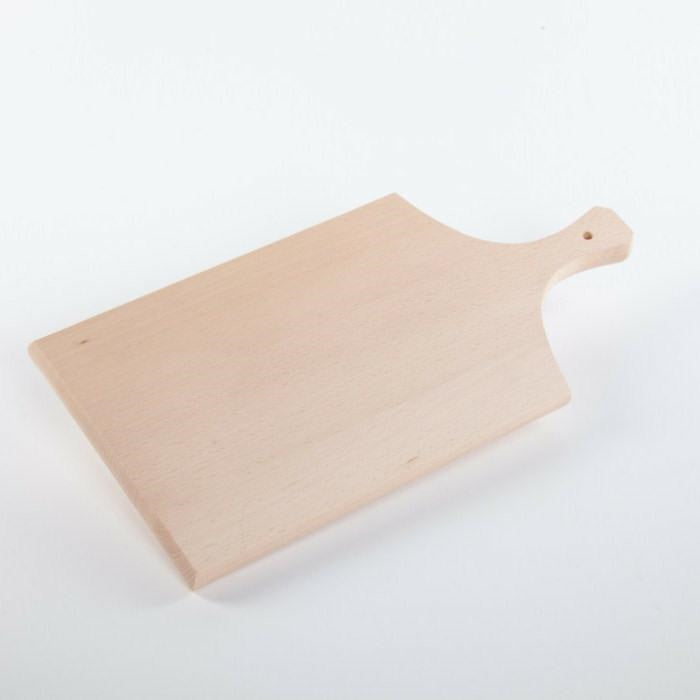 Tagliere rettangolare in legno di faggio, 42x20x2 cm (kit da 3)