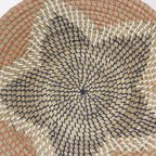 Piatto decorativo da parete in erba palustre, Ø50H7 cm