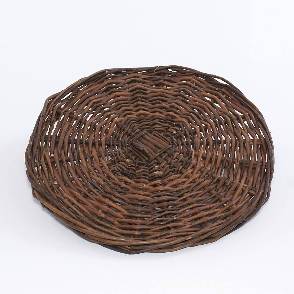 Sottopiatto in vimini grezzo, Ø40 cm (kit da 5)