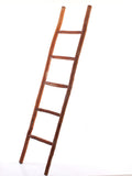 Scala in legno di abete a 5 gradini, 40x5H178 cm