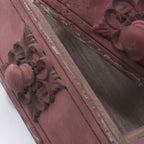 Cassette in abete ruggine, set di 3, 22x22x10,8 cm