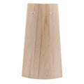 Tegola da decoupage in abete naturale, 20x11x8 cm (kit da 10)