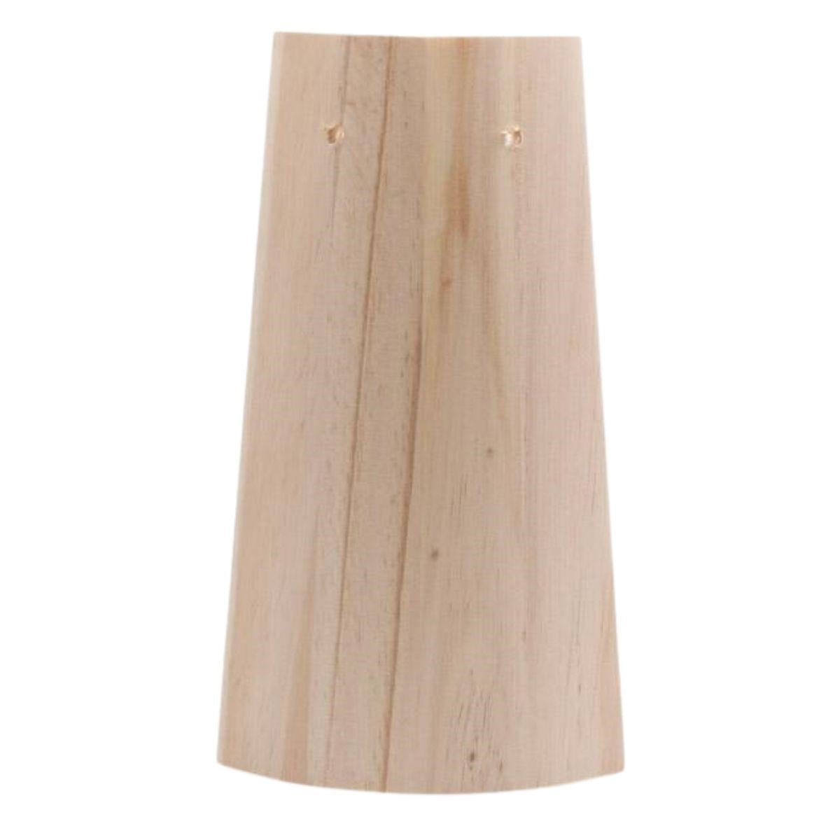 Tegola da decoupage in abete naturale, 20x11x8 cm (kit da 10)
