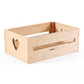 Cassetta in abete brunito, 22x15H9 cm (kit da 10)