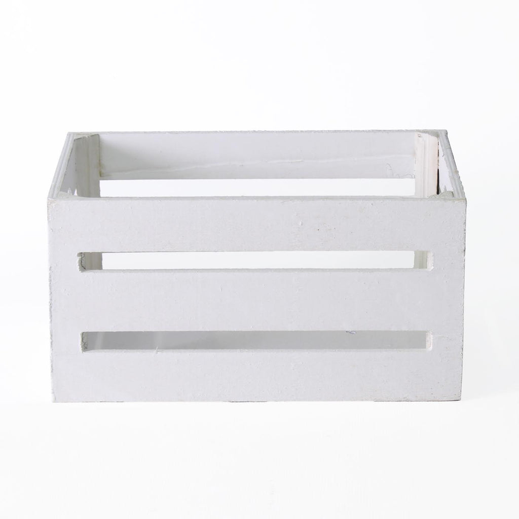 Cassetta in legno di abete bianca, 21x15H11 cm (kit da 10)