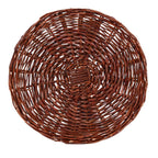 Sottopiatto in vimini grezzo, Ø35 cm (kit da 10)