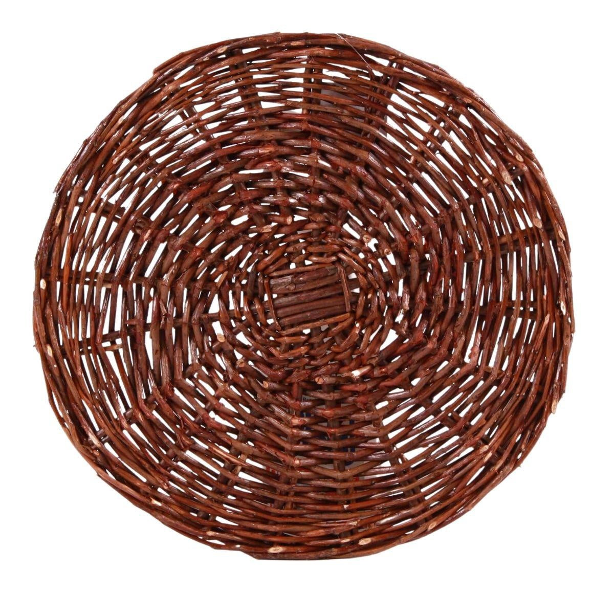Sottopiatto in vimini grezzo, Ø35 cm (kit da 10)