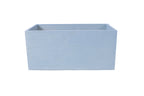 Cassetta verde in legno con decoro a foglie, 24x12H11 cm (kit da 5)