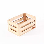 Cassette in legno di abete color miele, set di 2, 20x13x9 cm (kit da 10)