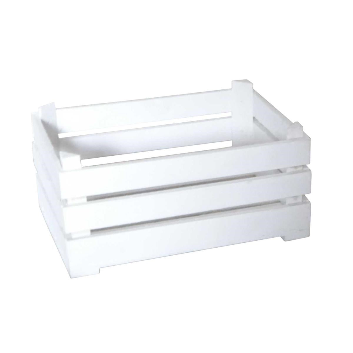 Cassetta in abete bianca, 19x14H8/9,5 cm (kit da 10)