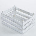 Cassetta grigia in legno di paulownia, 19,5x14x8,5 cm (kit da 10)