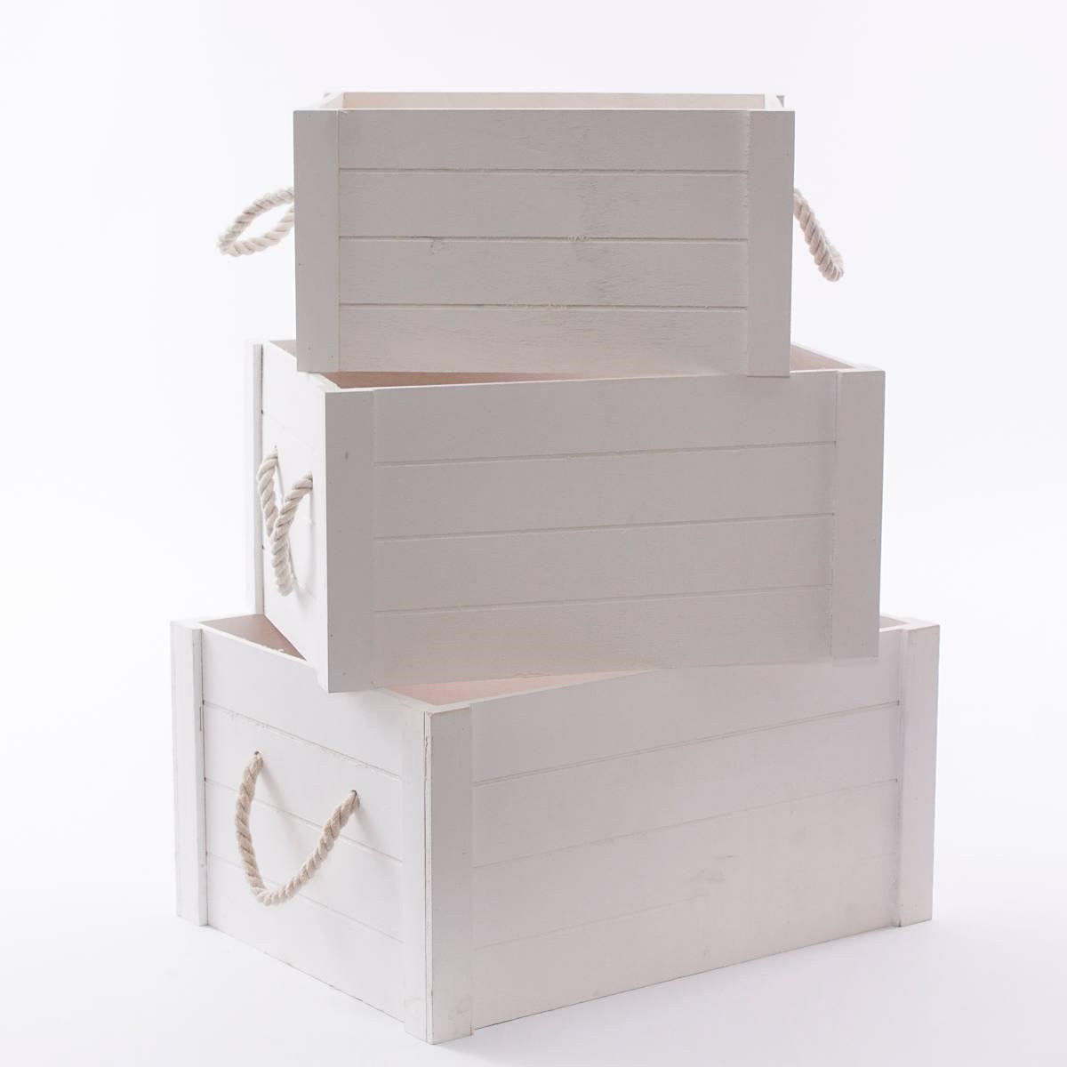 Cassetta in abete bianca, 39x29x20 cm