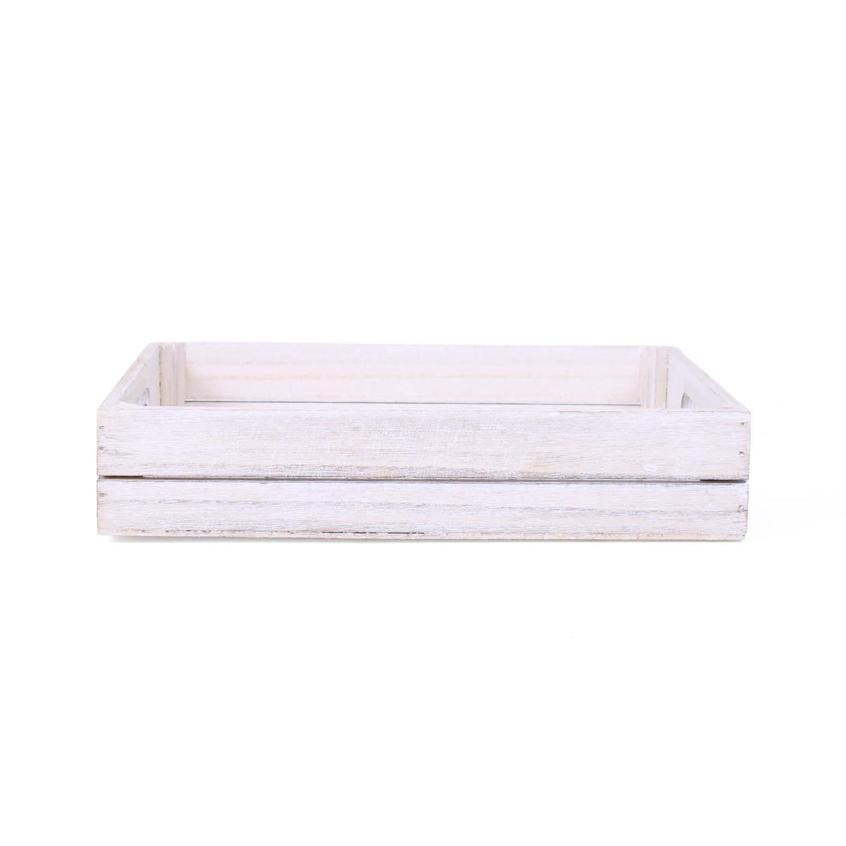 Vassoio in paulonia sbiancata, 28x21H5,5 cm (kit da 10)