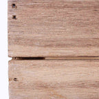 Vassoio in legno di paulownia brunito, 28x21H5,5 cm (kit da 10)