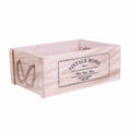 Cassetta abete vintage home, 33x23x13 cm