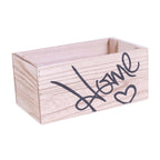 Cassetta in Paulownia brunita Home, 22x12H10 cm (kit da 10)