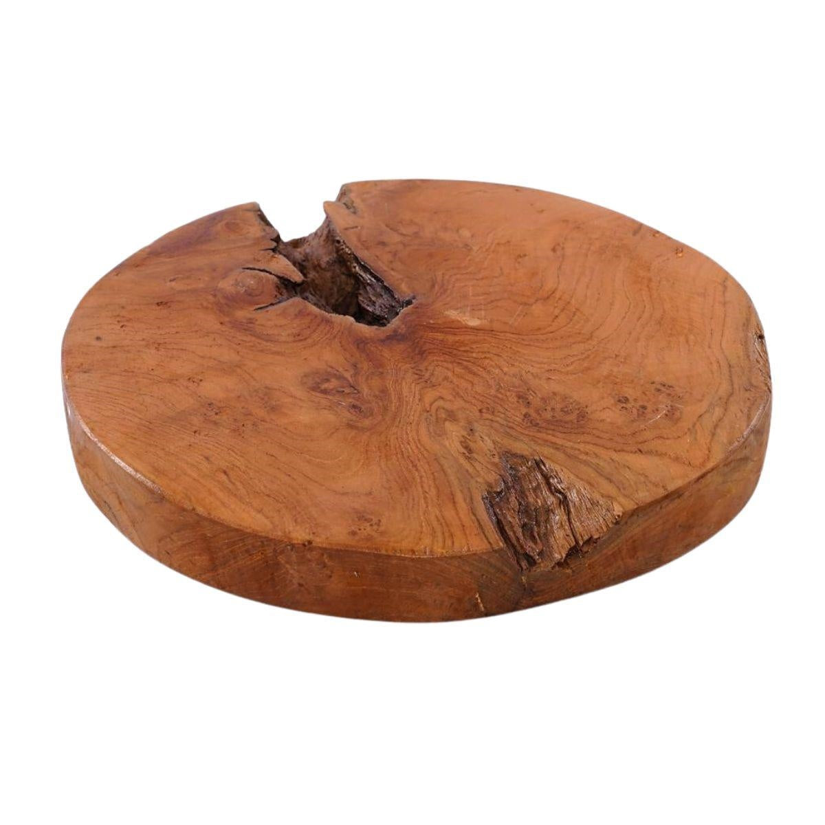 Tagliere rotondo in teak, Ø30H4 cm