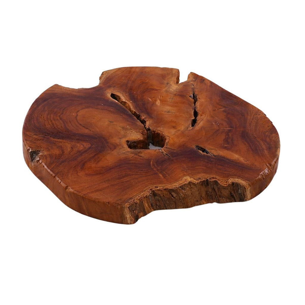 Tagliere rotondo in teak, Ø40H4 cm