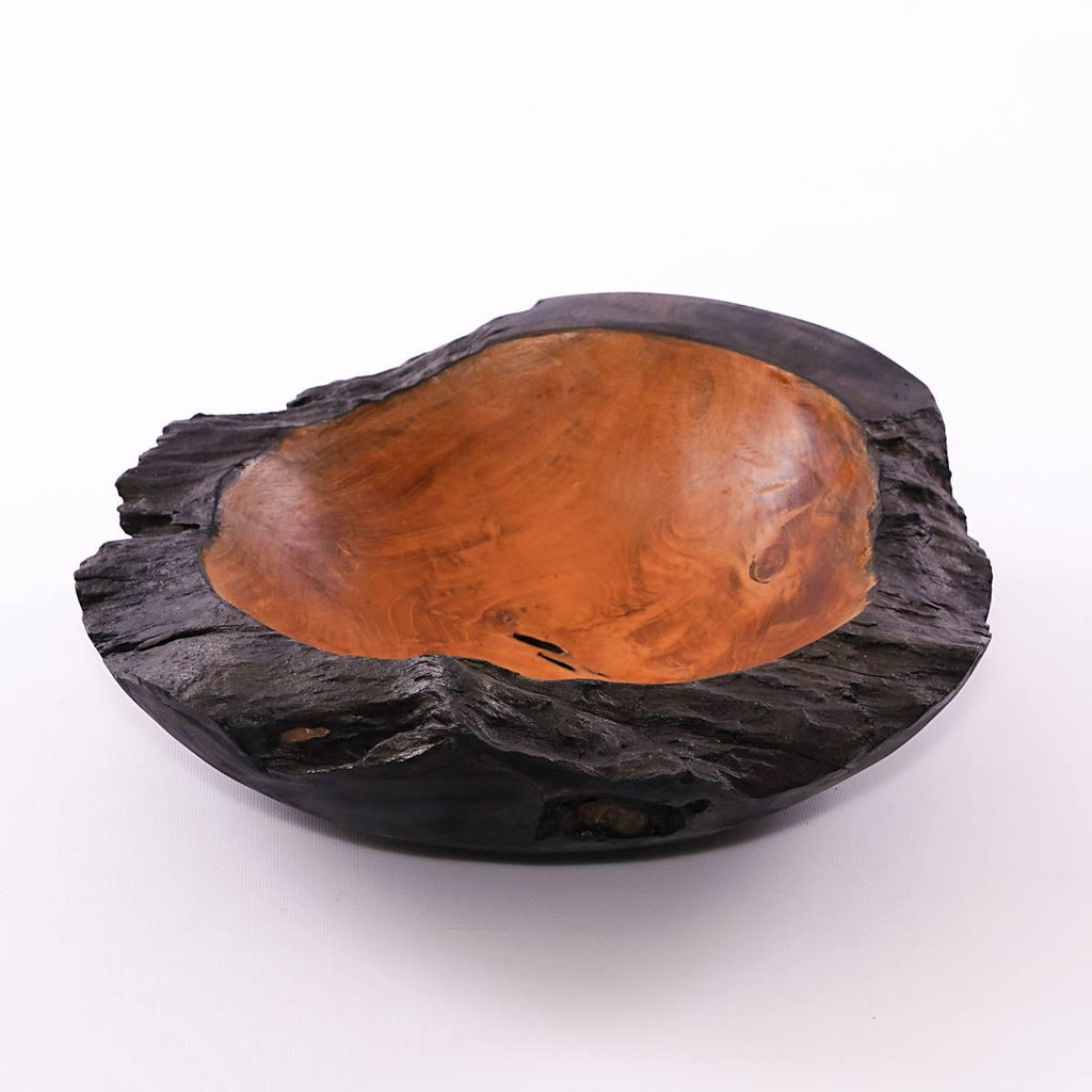 Ciotola in legno di teak, Ø40H12 cm