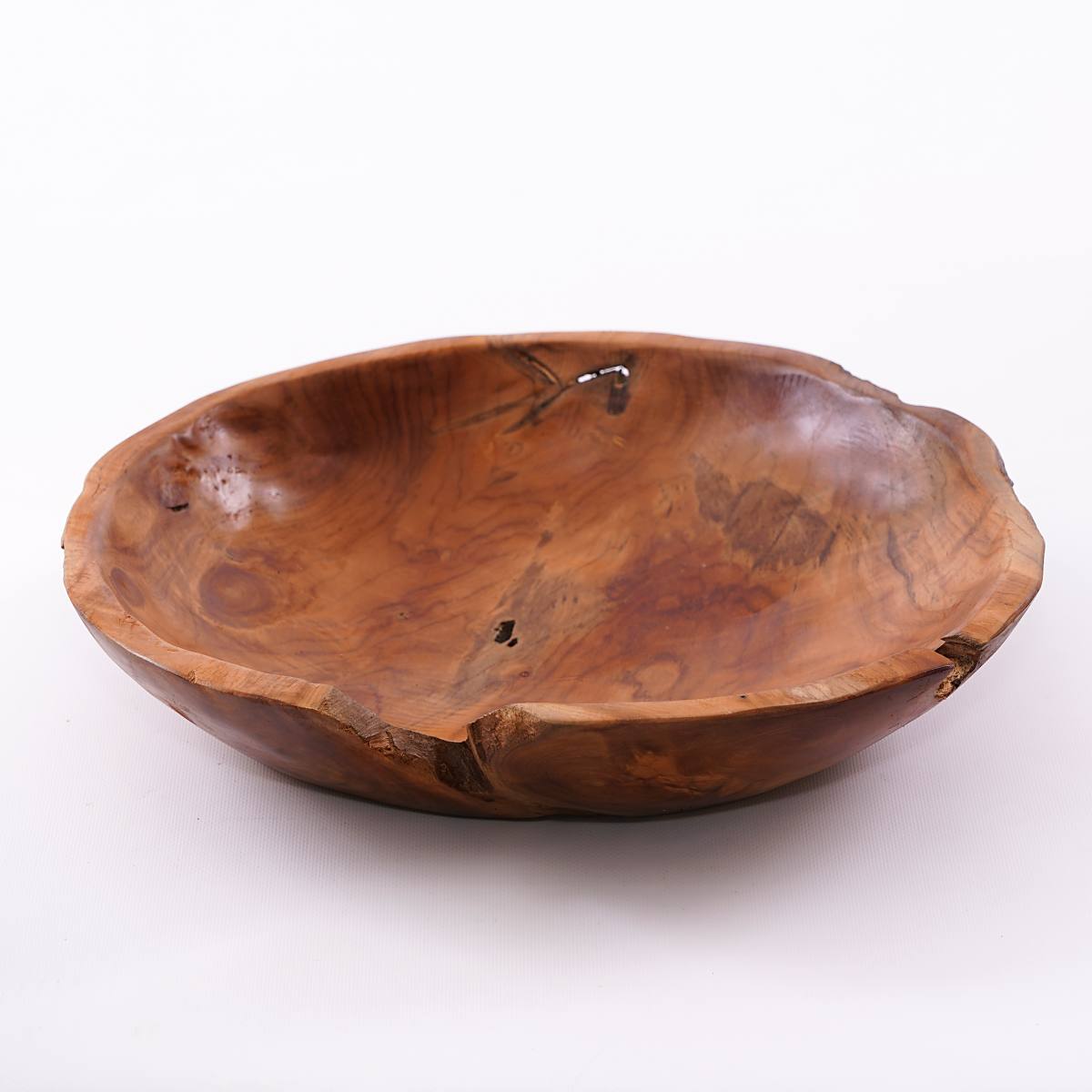 Ciotola in legno di teak, Ø40H8 cm