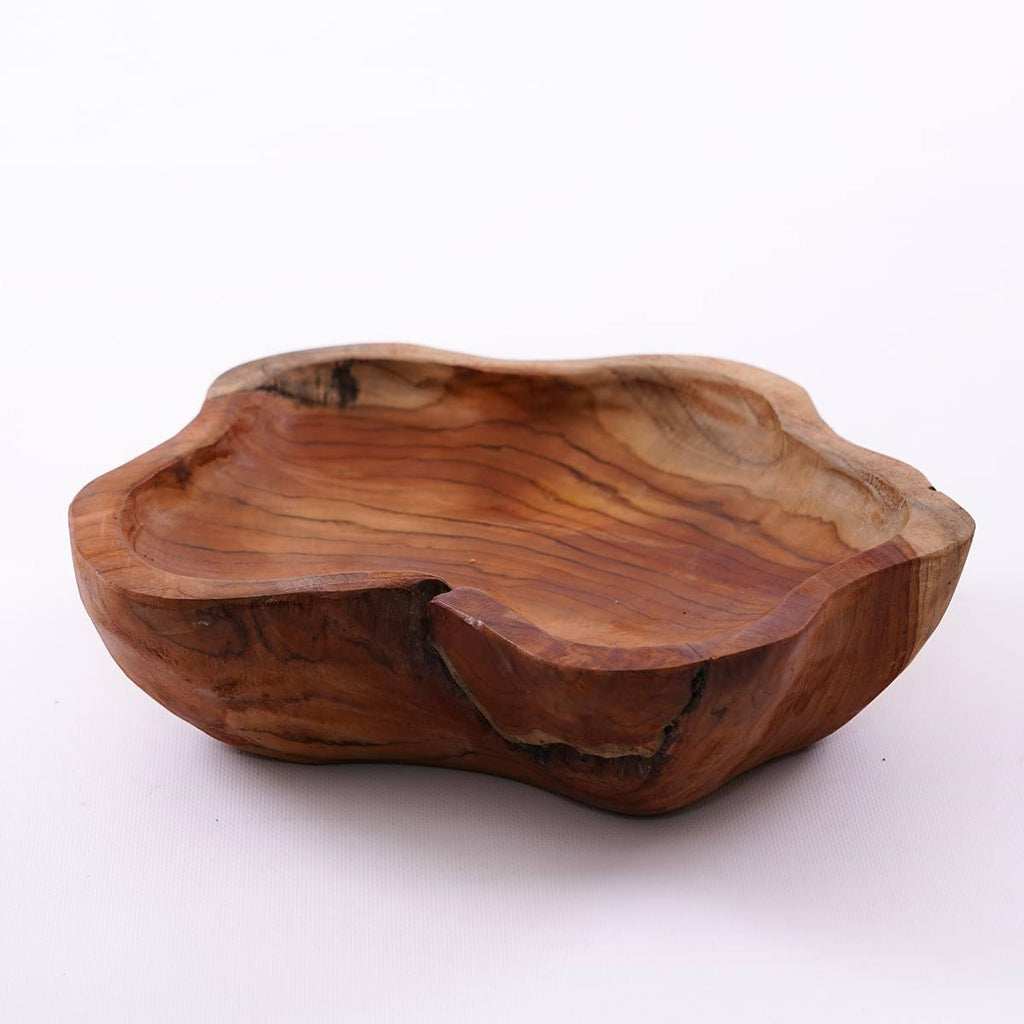 Ciotola in legno di teak, Ø30H8 cm