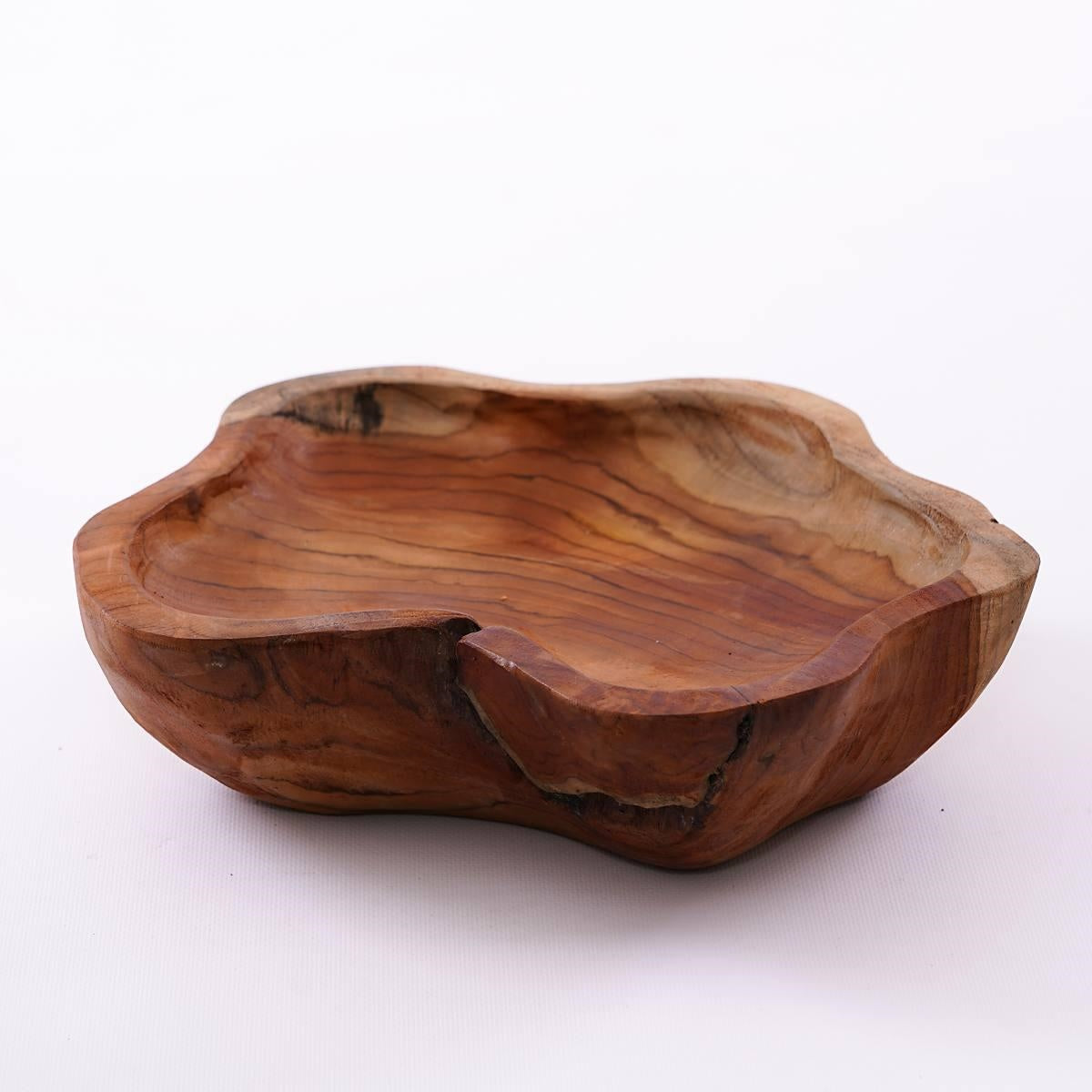 Ciotola in legno di teak, Ø30H8 cm