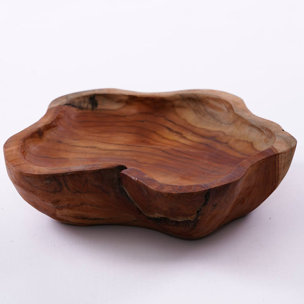 Ciotola in legno di teak, Ø30H8 cm