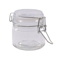 Vasetto in vetro rotondo con coperchio, 7x7,5 cm (kit da 10)