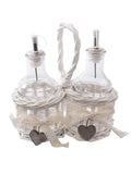 Cesto porta olio e aceto, 14X9H18 cm (kit da 5)