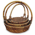 Portafrutta in rattan traforato