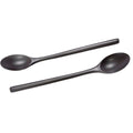 Cucchiai in legno nero, H23 cm, set di 2 (kit da 10)