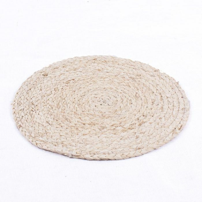 Sottopentola in mais naturale, Ø25 cm (kit da 5)