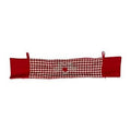 Paraspifferi cotone rosso/quadr (no.imbott