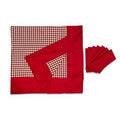 Tovaglia cot.240x140+8tov. Rossi/quadr