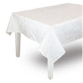 Tovaglia 140x280 bianco decoro fiori